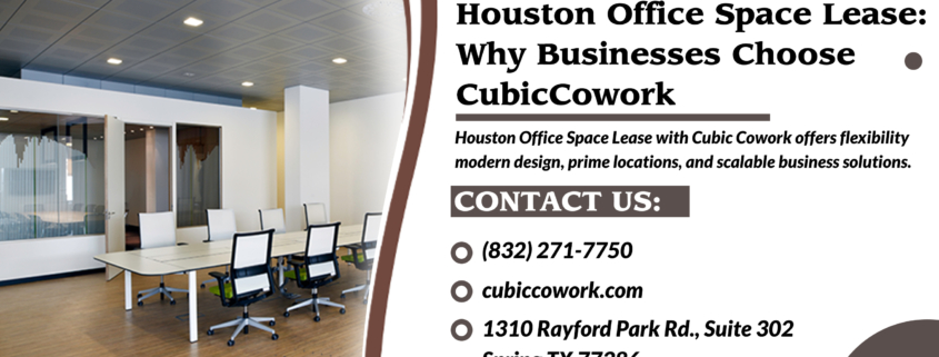Houston Office Space Lease: Why Businesses Choose Cubic Cowork